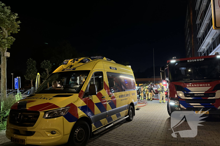 Zeer grote brand in appartementencomplex