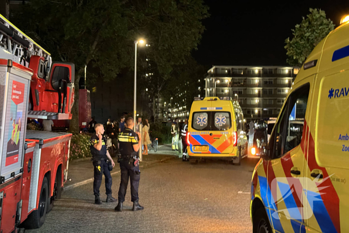 Zeer grote brand in appartementencomplex