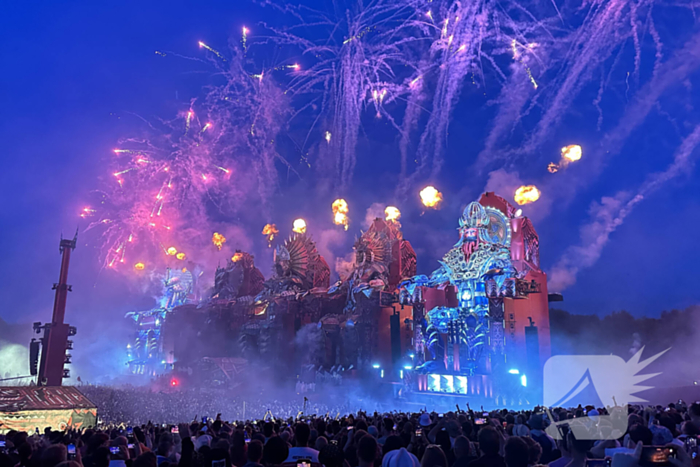 Forse brand op mainstage Defqon 1 festival