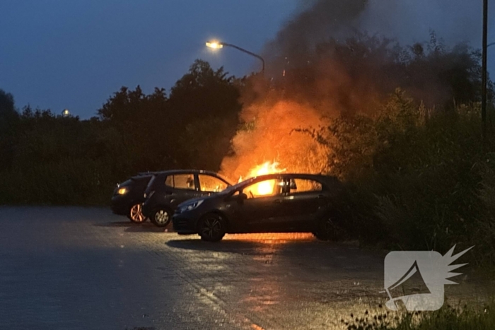 Flinke schade na autobrand