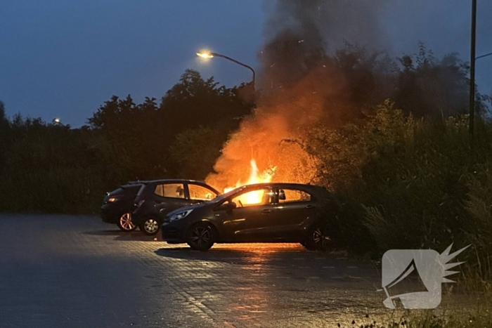 Flinke schade na autobrand
