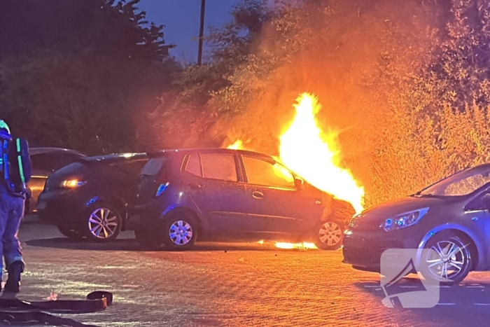 Flinke schade na autobrand