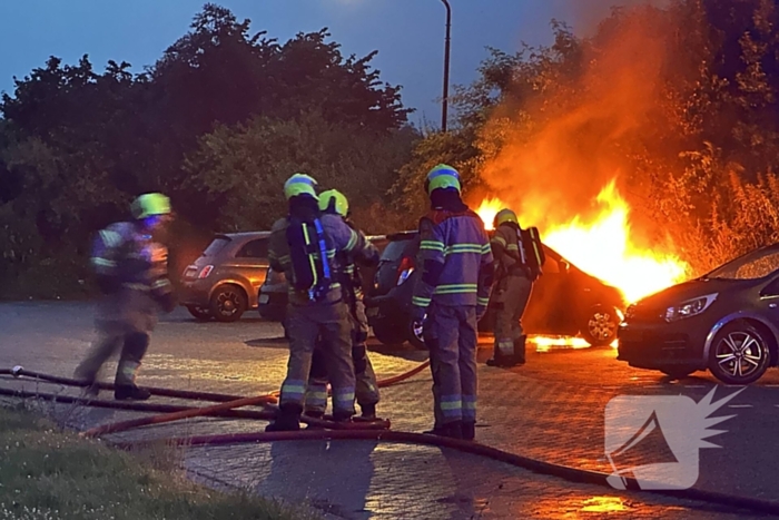 Flinke schade na autobrand
