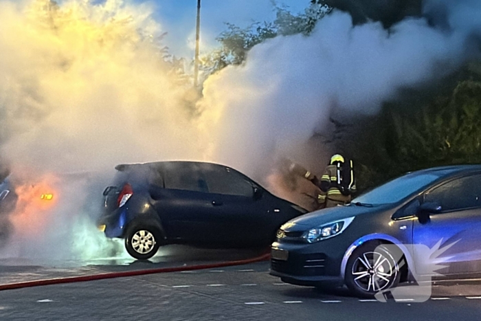 Flinke schade na autobrand
