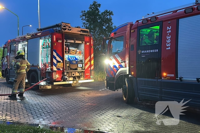 Flinke schade na autobrand