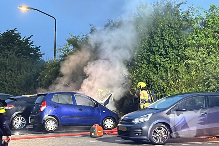 Flinke schade na autobrand