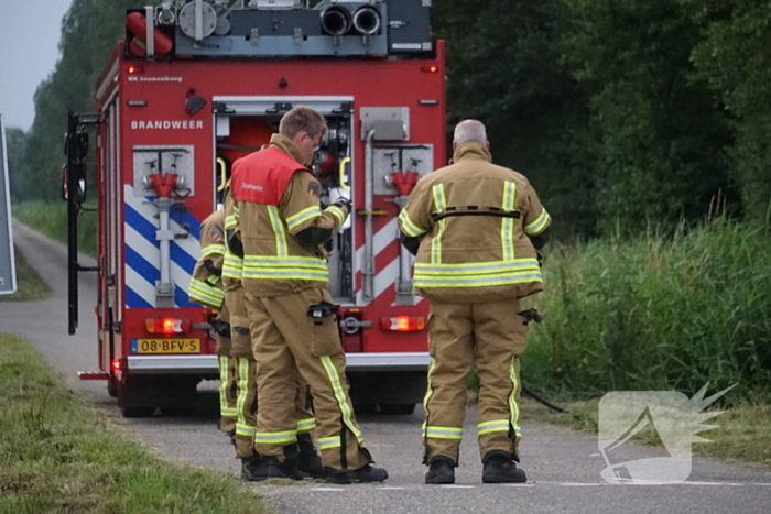 Broeibrand in hooibalen