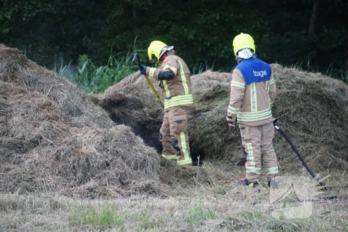 Broeibrand in hooibalen