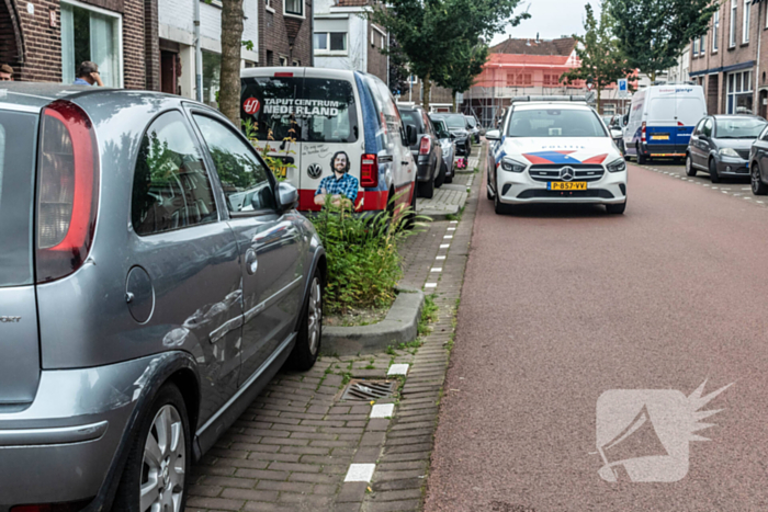 Achtervolging eindigt met beschadigde voertuigen, bestuurder ontkomen