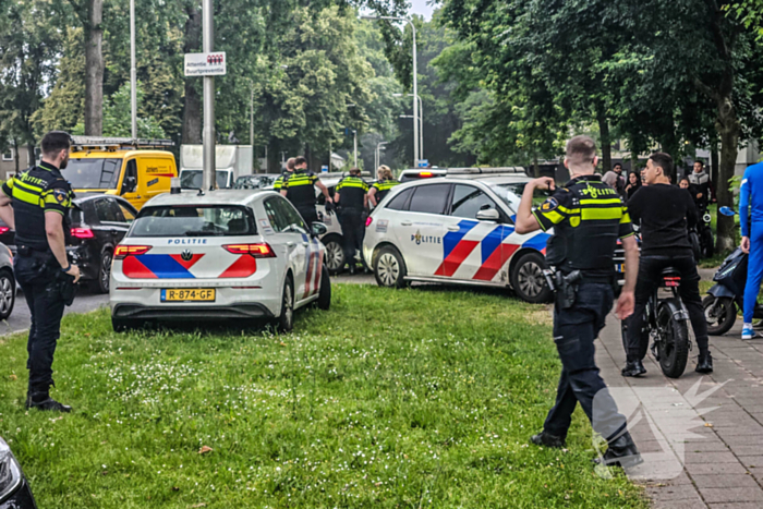 Persoon aangehouden na een conflict