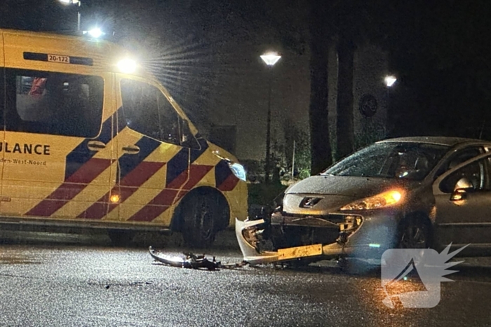 Persoon gewond bij botsing