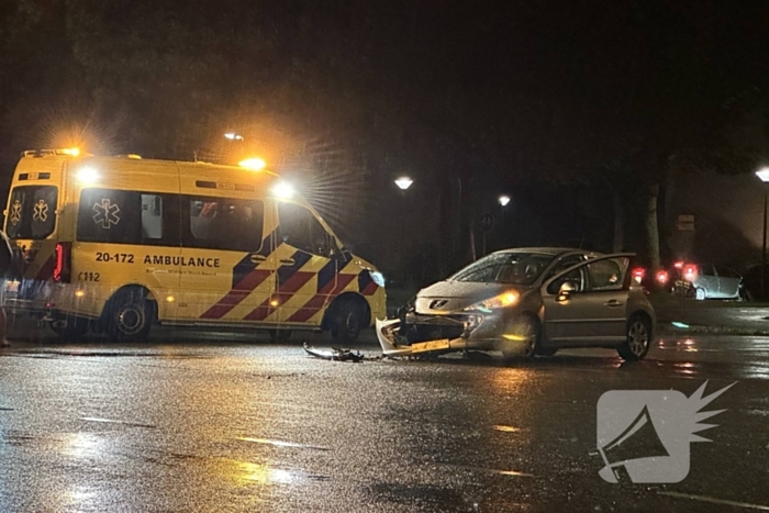 Persoon gewond bij botsing