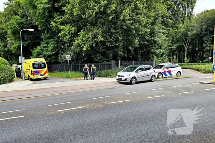 Fietser geschept door automobilist