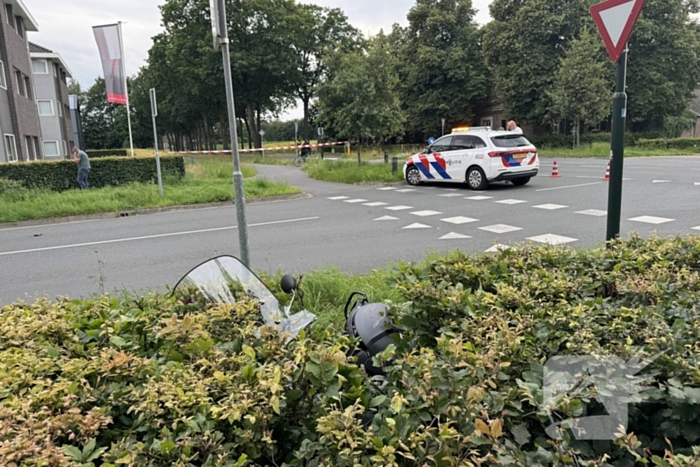 Automobilist rijdt door na ernstige aanrijding met scooterrijder