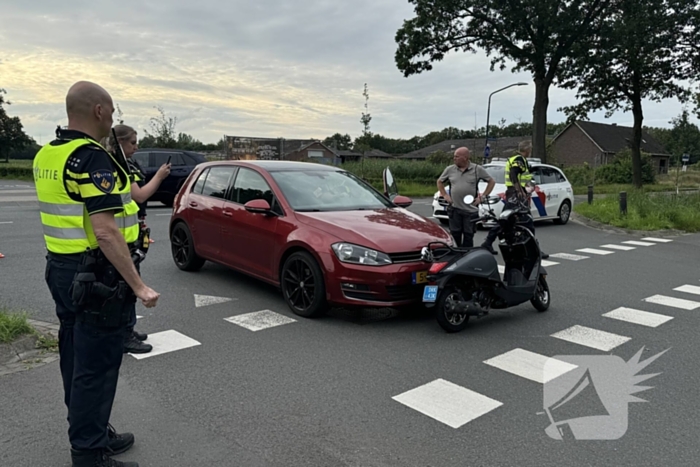 Automobilist rijdt door na ernstige aanrijding met scooterrijder