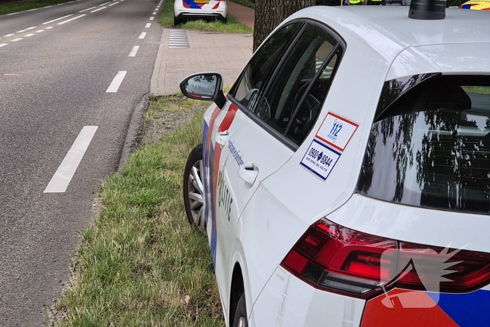 Fietser gewond bij botsing met auto