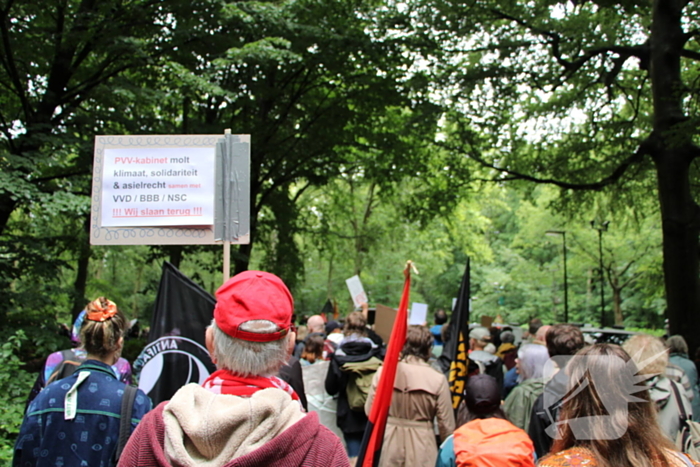 Demonstratie tegen de rechtsstaat
