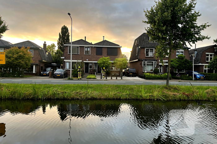 Weg afgesloten wegens gaslekkage