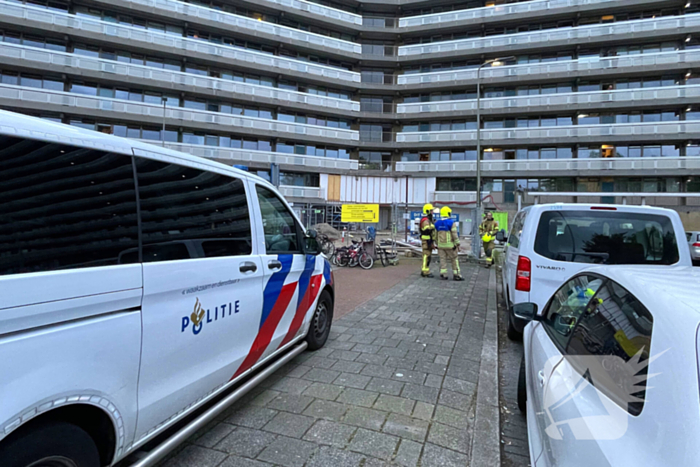 Elektrische fiets in brand op vierde etage