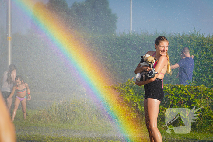 Waterfestijn zorgt voor veel plezier en afkoeling