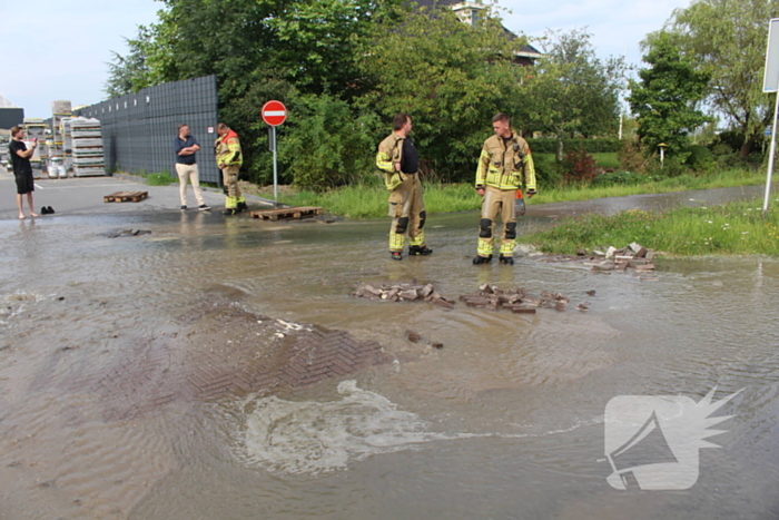 Flinke wateroverlast door waterleidingbreuk