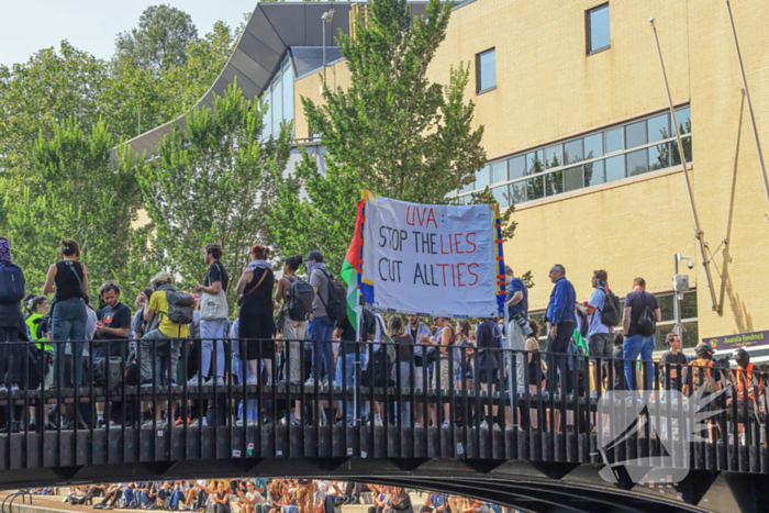 Grote opkomst bij Pro Palestina demonstratie