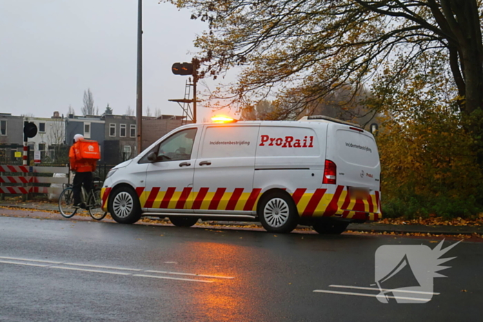 Fietser gewond bij botsing met trein
