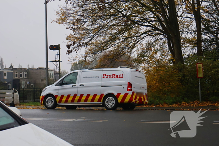 Fietser gewond bij botsing met trein