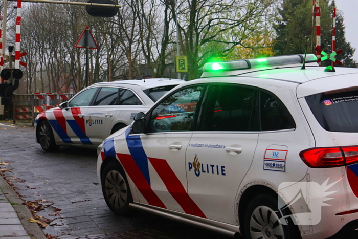 Fietser gewond bij botsing met trein