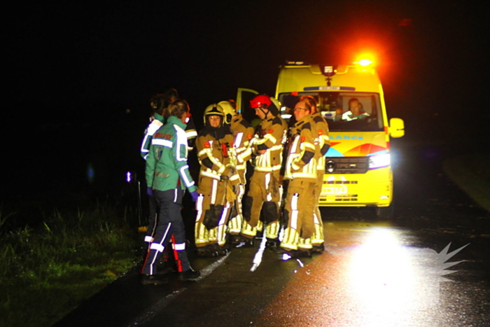 Bestuurder en bijrijder spoorloos na ongeval