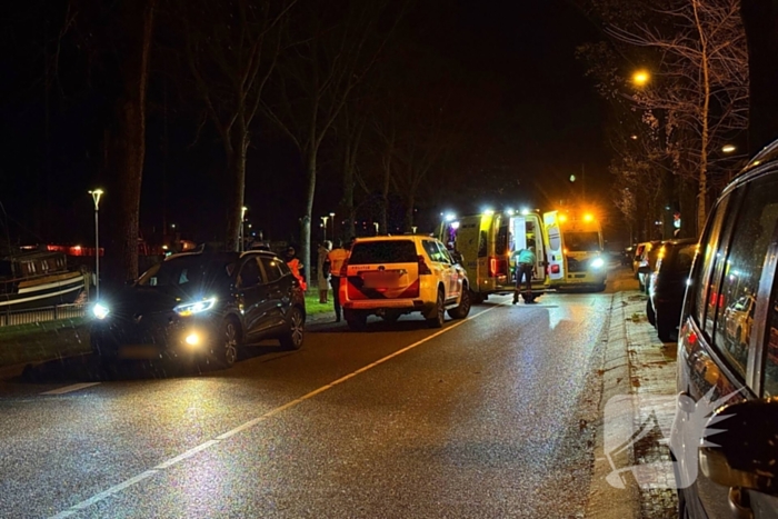 Fietser gaat hard onderuit en raakt gewond