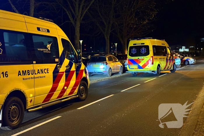 Fietser gaat hard onderuit en raakt gewond