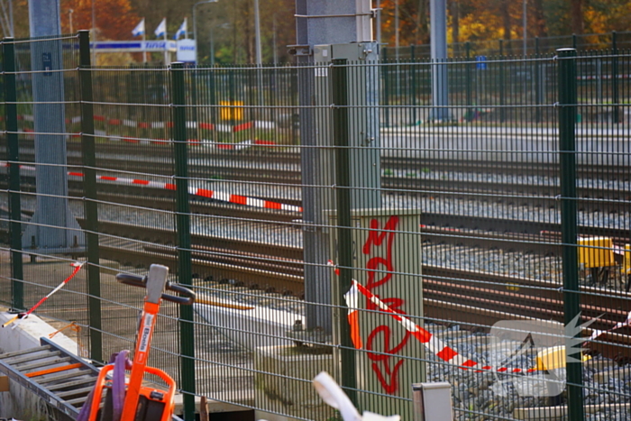 Treinverkeer deels stilgelegd vanwege spoor verzakking