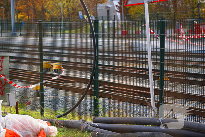 Treinverkeer deels stilgelegd vanwege spoor verzakking