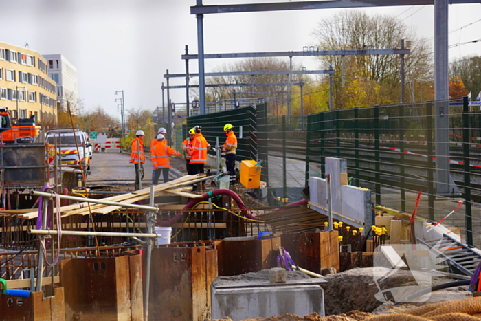 Treinverkeer deels stilgelegd vanwege spoor verzakking