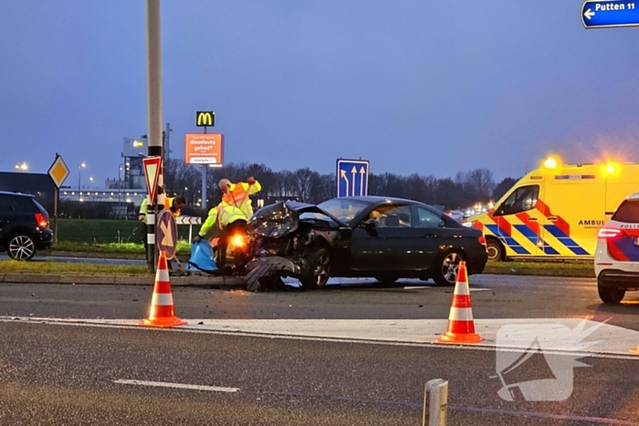 Op- en afritten afgesloten door ongeval
