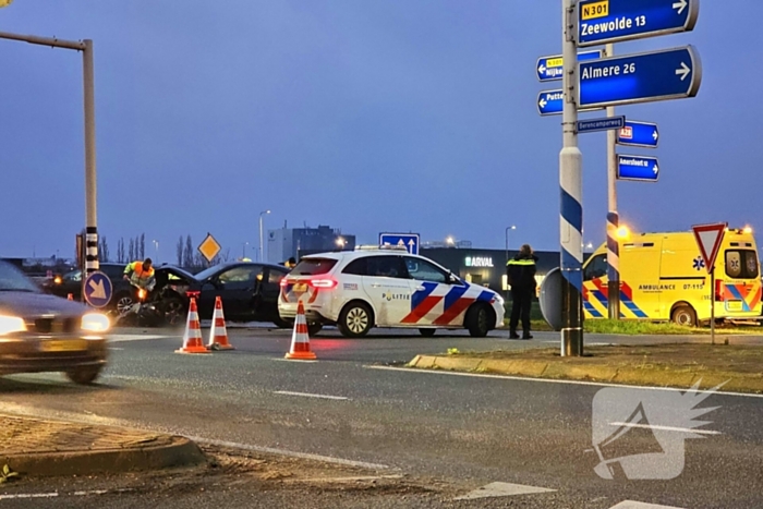 Op- en afritten afgesloten door ongeval