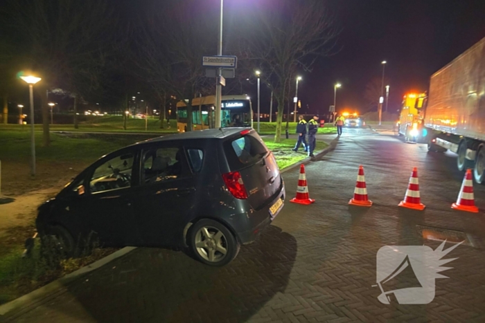 Berger druk met gestrande voertuigen