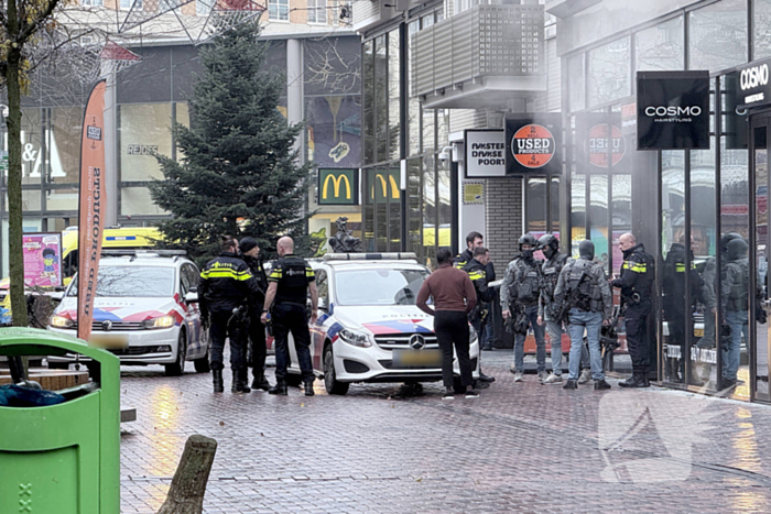 Opgesloten overvaller aangehouden