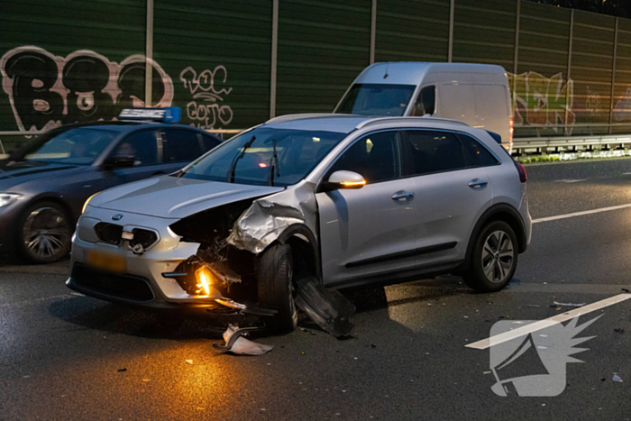 Drie voertuigen betrokken bij ongeval op snelweg