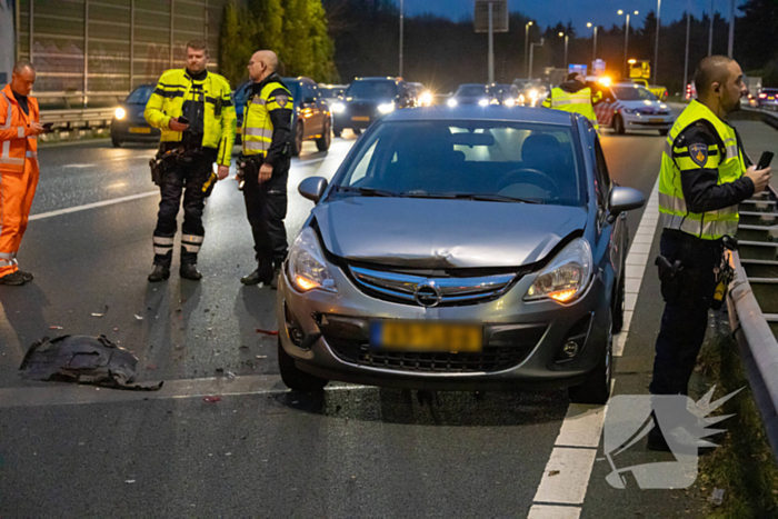 Drie voertuigen betrokken bij ongeval op snelweg