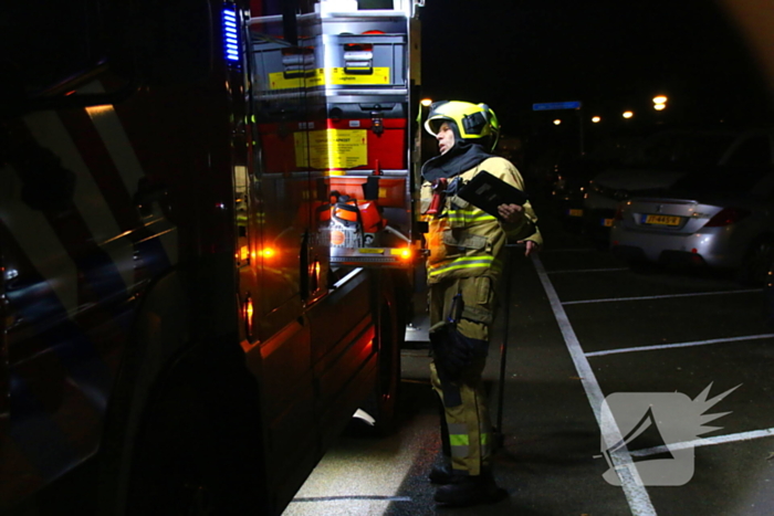 Bewoner blust brand in garage