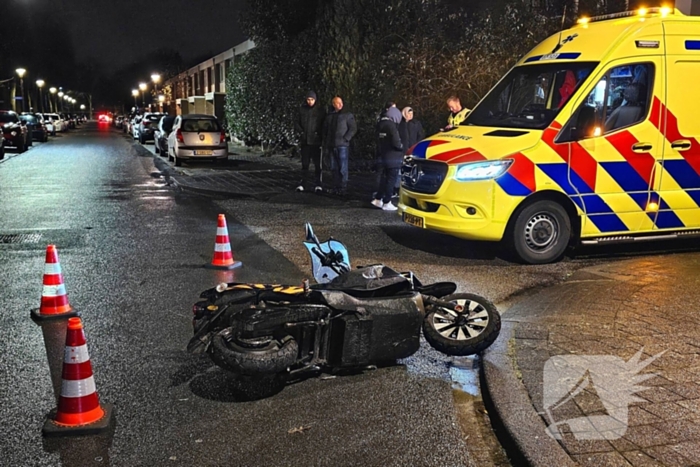 Opnieuw ongeval met scooterrijder
