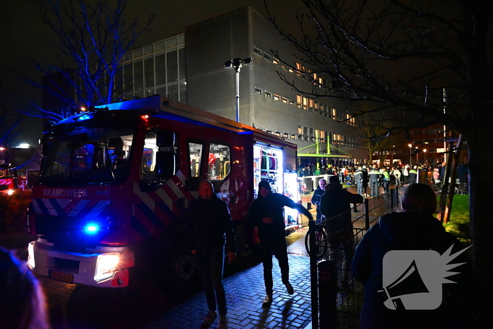 Vluchtelingenopvang ontruimd door brandmelding