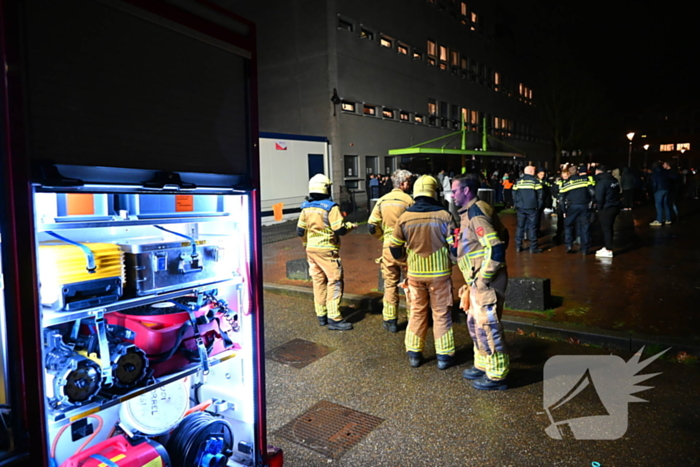 Vluchtelingenopvang ontruimd door brandmelding