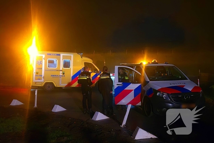 Bestuurder van 45-kilometerwagen eindigt in sloot