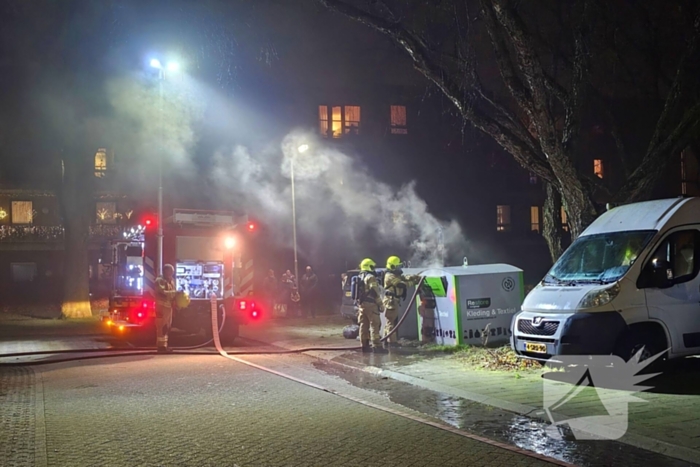 Opnieuw brand in container, politie start onderzoek