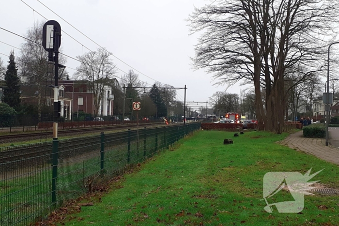 Treinverkeer gestremd door aanrijding met persoon