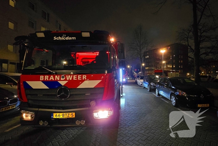 Veel Schade in appartementen gebouw na afsteken van vuurwerk