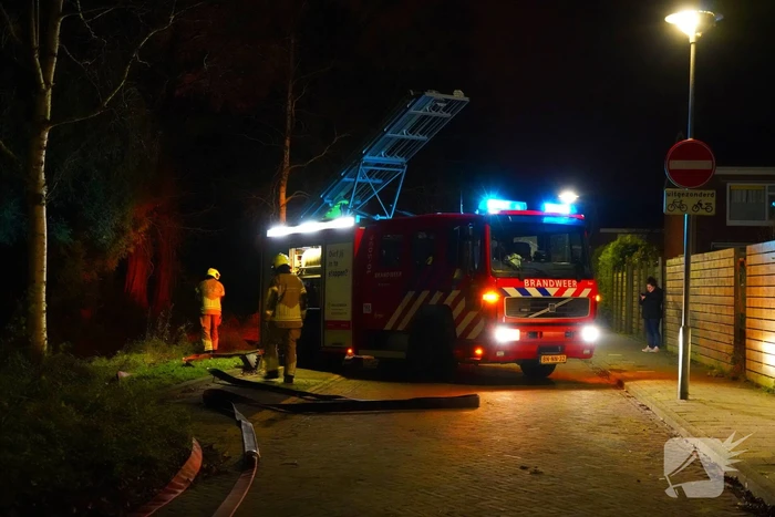 Ontruiming wegens uitslaande brand
